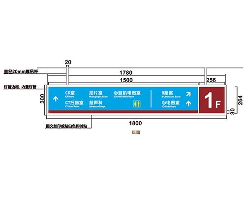 沧州过道导视牌